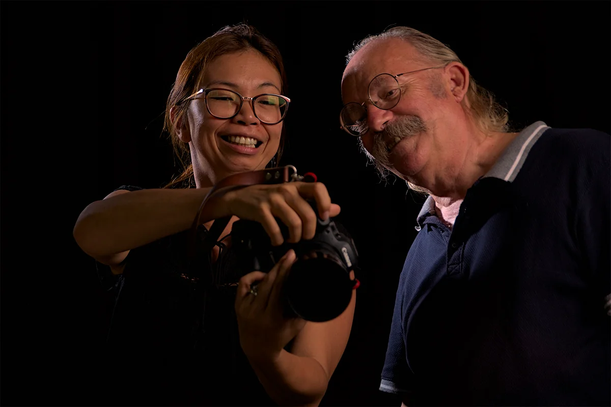 Membres du photoclub en action